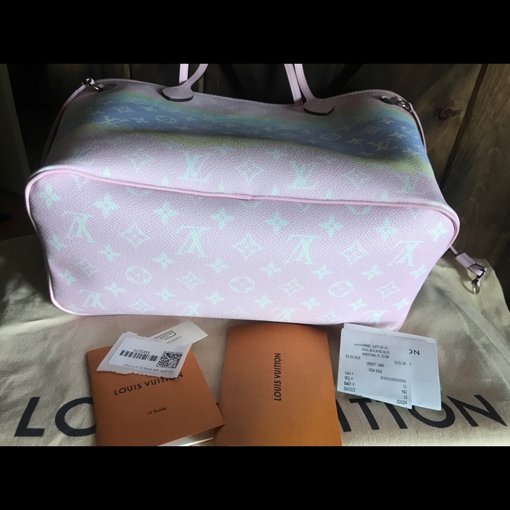 SOLD💔LE Louis Vuitton Escale Pastel Neverfull MM - Picture 6 of 8